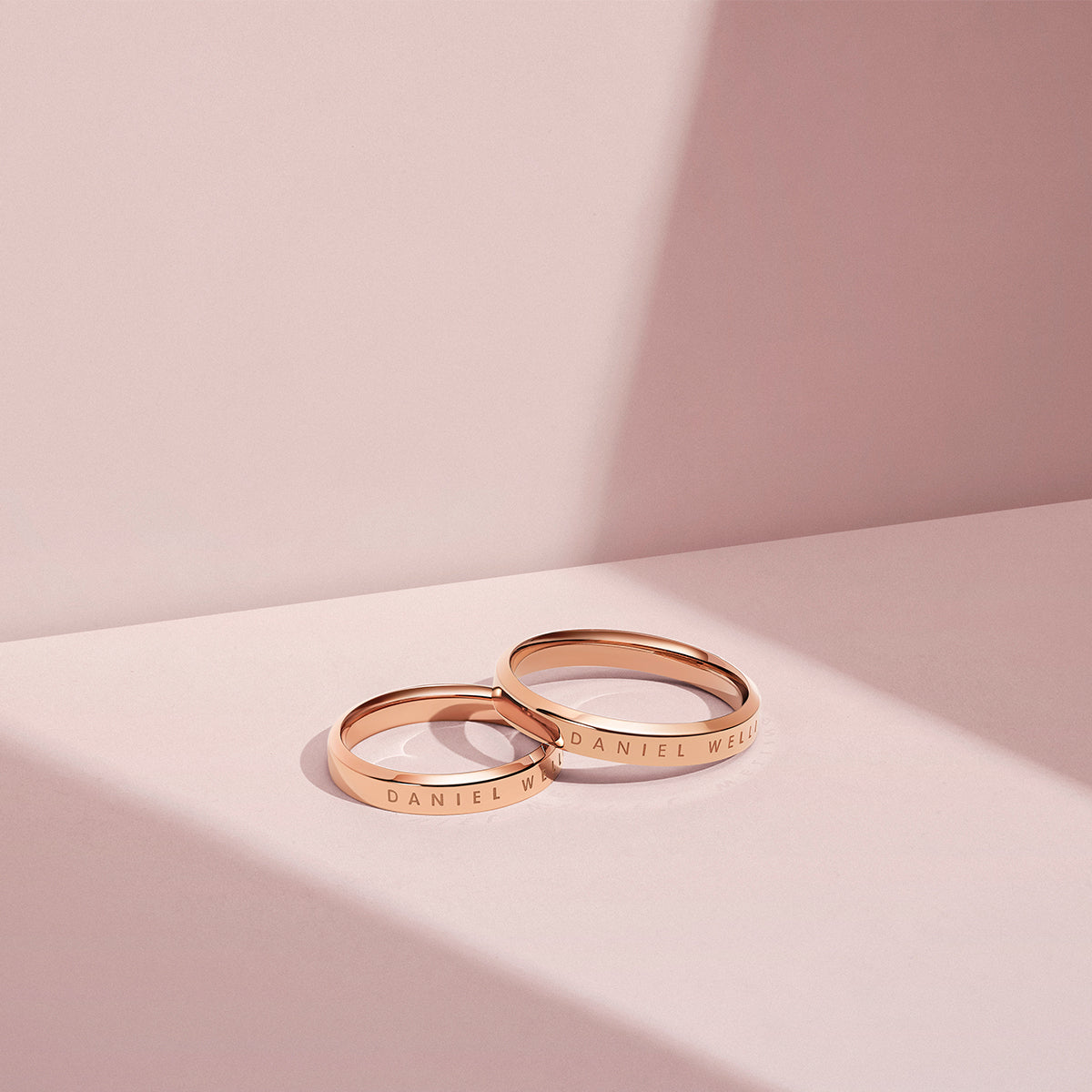 Jewellery Rings in silver gold and rose gold DW