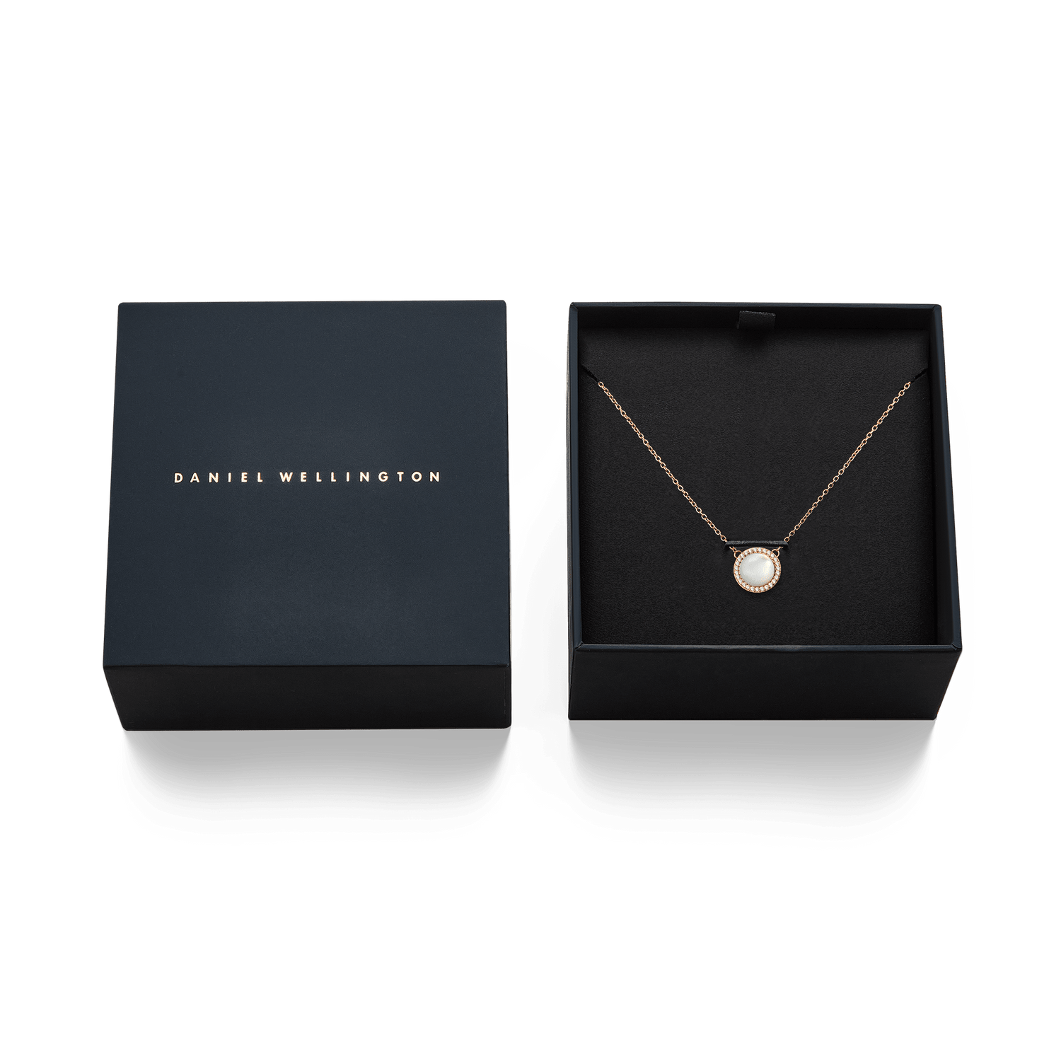 Audrey Necklace Mother of Pearl Rose Gold