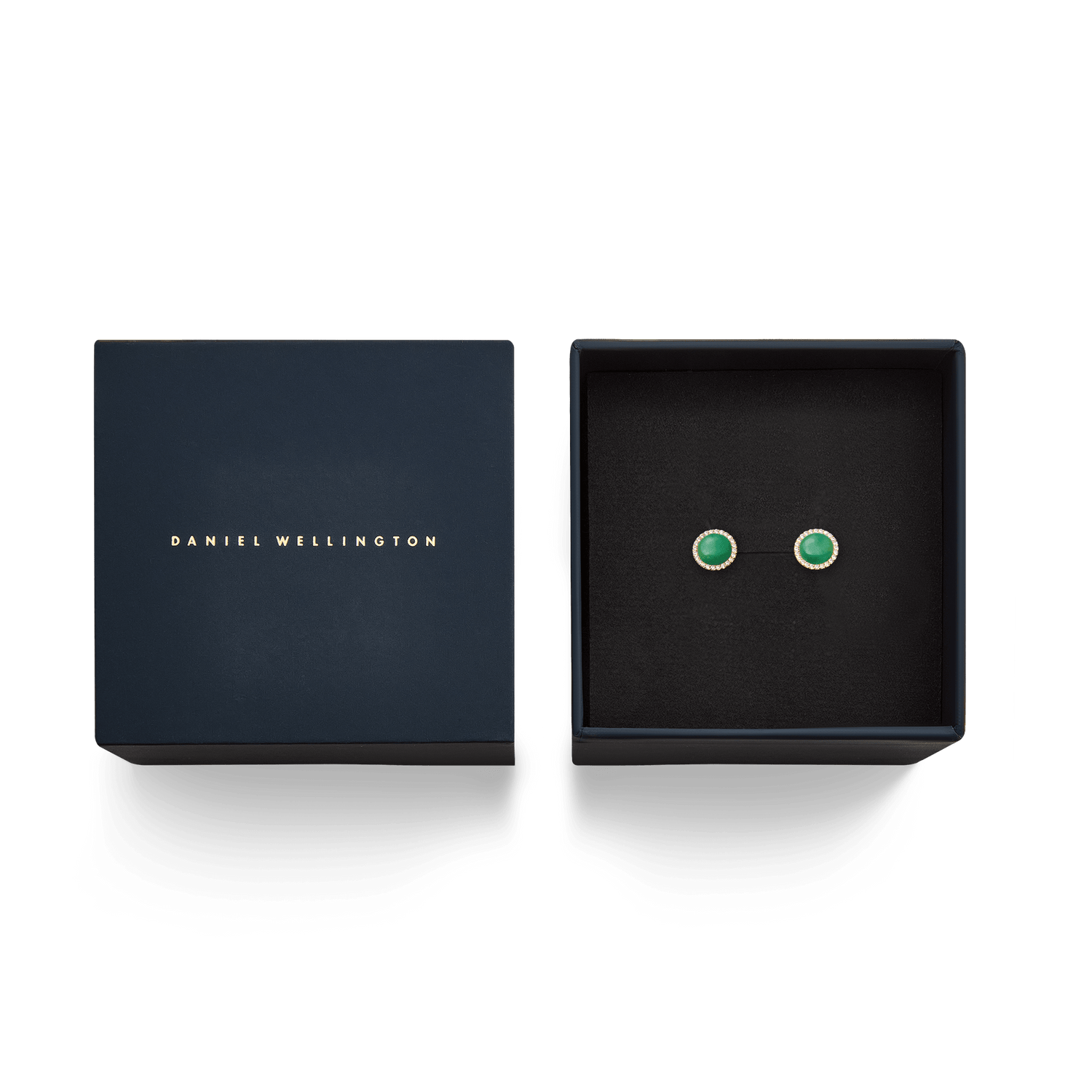 Audrey Earrings Jade Rose Gold