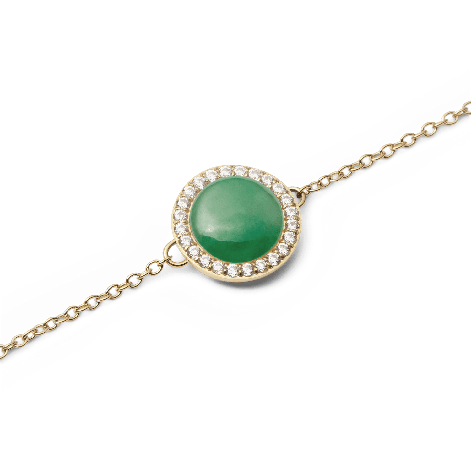 Audrey Bracelet Jade Gold