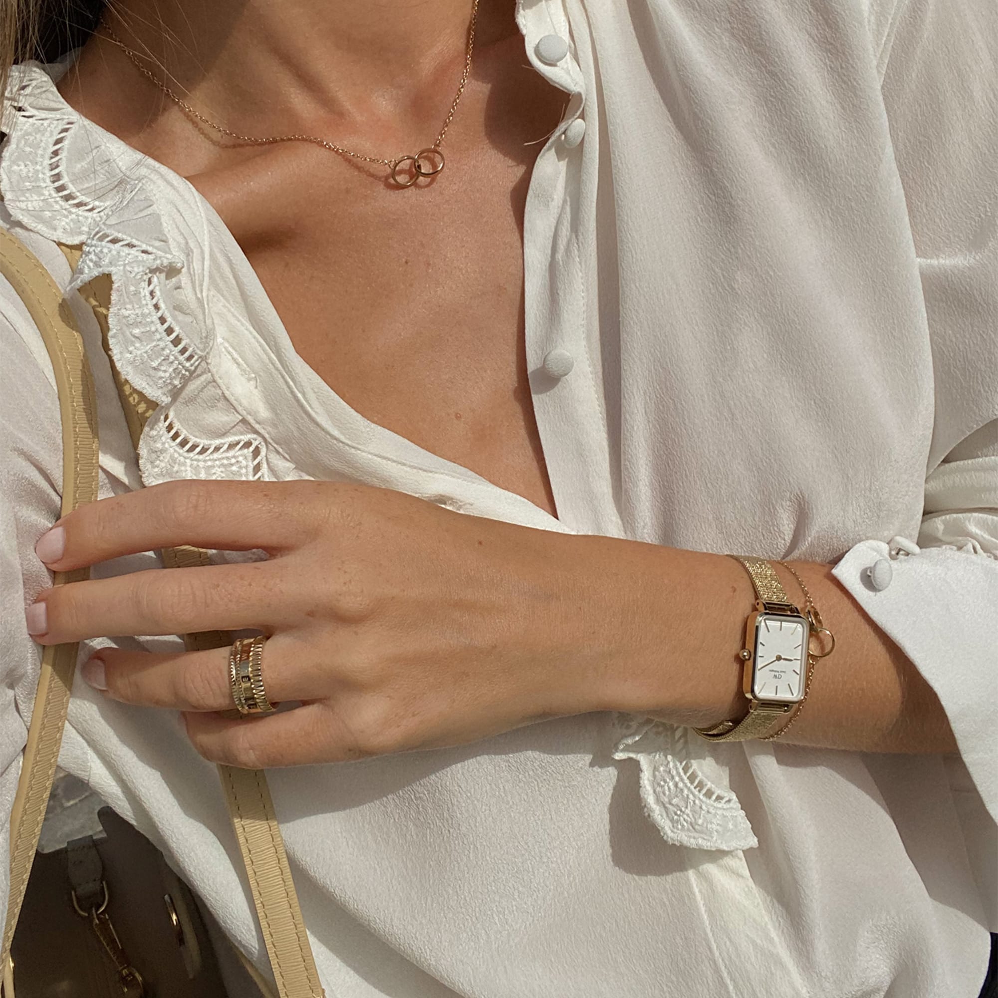 Elan Lumine - Women's Silver pendant necklace | DW