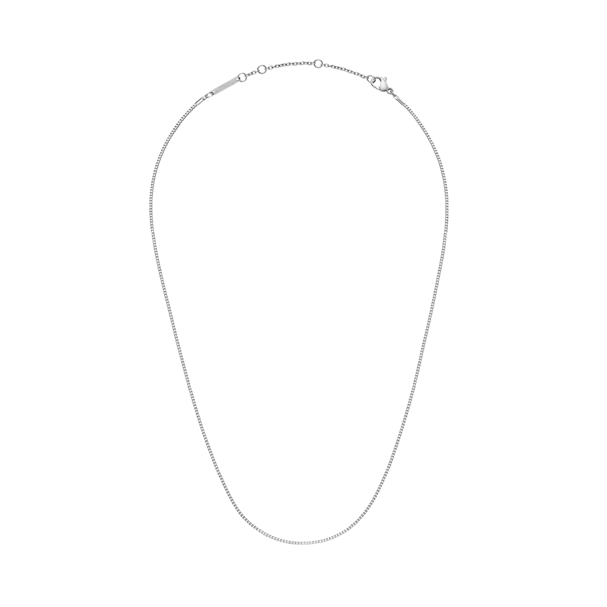 4mm Silver Box Chain Necklace | Classy Women Collection