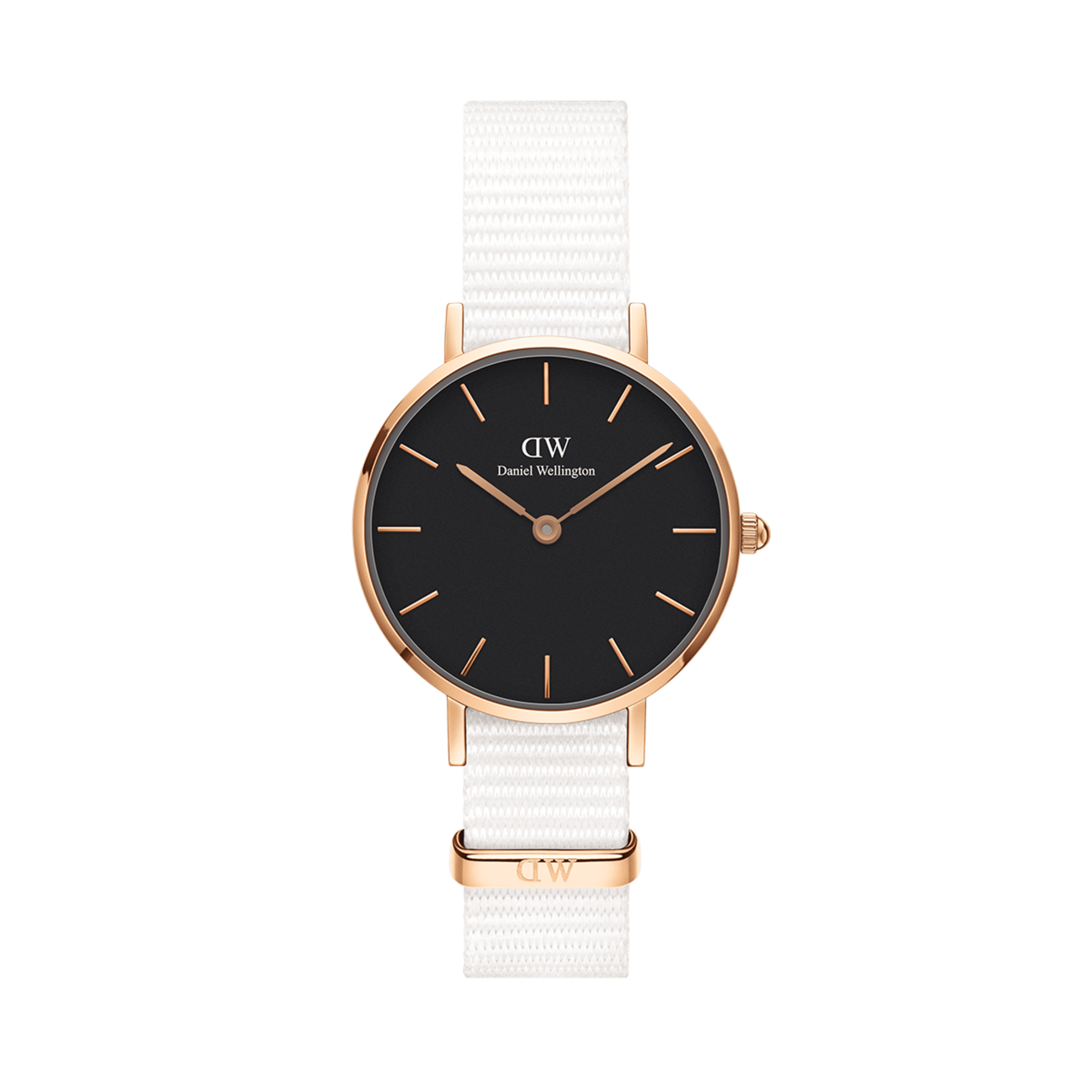 Petite Dover - White watch for women with rose gold | DW